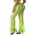 thumbnail image 3 of Pantalon en Maille Ajourée pour Femmes, Pantalon de Couverture en Résille Transparent, Coupe Ample, Bas de Bikini, Tenue de Boîte de Nuit de Plage, 3 of 6