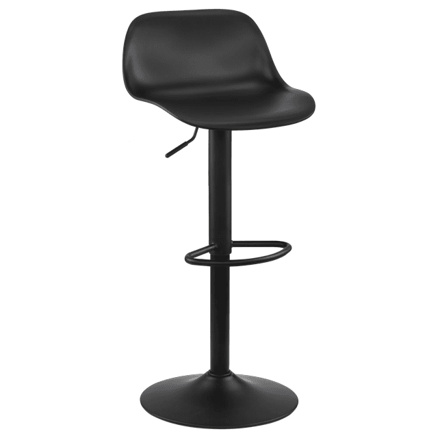 Bouclair Tabouret de Bar en Métal et Plastique Noir