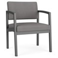 thumbnail image 1 of Fauteuil d'Appoint Surdimensionné en Acier Lenox pour Réception / Acier Charbon / Gris Pâle, 1 of 5