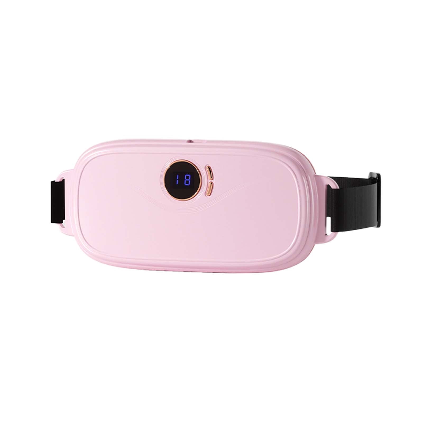 Back Heating Pad Portable Heating Pad Heating Pad for with 3 Heat Mode and 4 Vibration Massage Modes Portable Fast Heating Wrap Belt for Women Menstrual Heating Pad