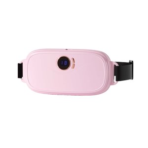 Back Heating Pad Portable Heating Pad Heating Pad for with 3 Heat Mode and 4 Vibration Massage Modes Portable Fast Heating Wrap Belt for Women Menstrual Heating Pad