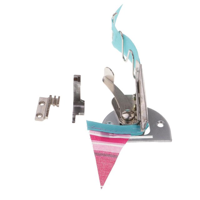 Ensemble de Reliure à Angle Droit Double Pli Réglable pour Machine à Coudre Industrielle 30mm