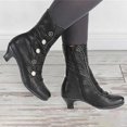 thumbnail image 5 of Kcodviy Bottes en Cuir Mi-Mollet pour Femmes Automne et Hiver 6 Mollet Bottes pour Femmes Bottes pour Femmes Bottes d'Hiver pour Femmes Bottes Largeur Grand pour Femmes avec Talon Bottes pour Femmes, 5 of 5