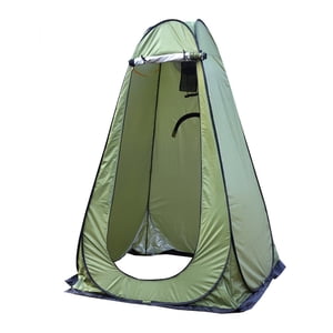 Pops-up Privacy-Shower Tent Instant Lightweight Portable Outdoor Shower Tent Changing Room Camp Toilet Dressing Bathroom Rain Shelter Tents with 3-Windows with Carrying Bag for Camping and Beach 6.2