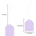 thumbnail image 2 of joycraft 200PCS Blank Tags with String, 45 x 35mm Kraft Paper Hang Tags, Purple Clothing Labels, Product Labels, Writable Marking Tags with String Attached for Jewelry, DIY, Gift Tags, 2 of 14