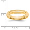 thumbnail image 3 of 14KY 4mm Half Round with Edge Band Size 7 Size 7, 3 of 3