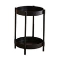 thumbnail image 2 of Petite table à Thé table d'Appoint en Fer pour sofa Petite table d'Angle en Plastique Haute Résistance table Moderne et Épurée pour Salon Chambre Petite table Ronde, 2 of 6