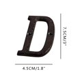 thumbnail image 3 of Birdeem Alloy Wrought Iron Number Letter Diy House Letter, 3 of 10