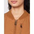 thumbnail image 4 of Carhartt Women's Crawford Bomber Jacket, Brown, Small, 4 of 5