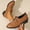 Brown, variant on Cameland Women's Fashionable Casual Loafers All-Season Leather Shoes Solid Color Round Toe Lace-Up Low-Cut Heel Mid-Heel Flats