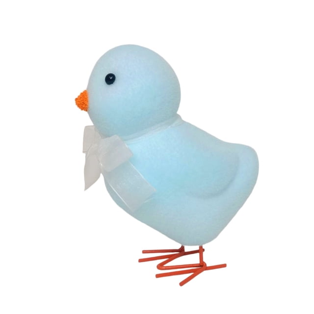 Easter Chicks With Decorative Bows Desktop Ornament For Home Yard Party Celebration