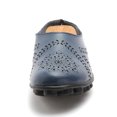 thumbnail image 4 of Chaussures pour Femmes Couleur Unie Rétro Ajourées Sculptées Talon Plat Mode Confortables Sandales Décontractées Pantoufles, 4 of 4