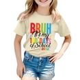 thumbnail image 1 of Children Fashion Casual Print Round Neck Loose Short Sleeve T Shirt Top, 1 of 4