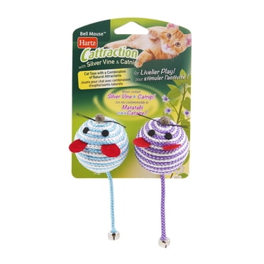 Hartz Cattraction Bell Mouse Cat Toy