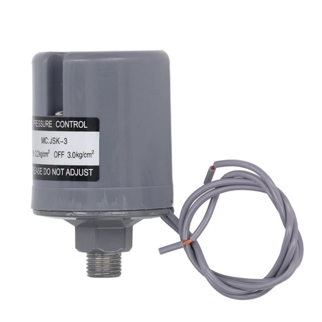 1/4in Pump Pressure Switch, 220-240V 750W Automatic Pressure Controller Sliver Contact For Garden Pumps