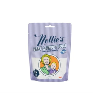 Nellie's Bébé Blanchisserie Soda, 15 Charges, 225g, Blanchisserie Détergente, Essayez-It Taille!