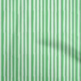 thumbnail image 1 of oneOone Popeline de Coton Vert Mer Tissu à Rayures Matière de Robe Tissu Imprimé Tissu au Mètre 42 Pouces de Large, 1 of 4