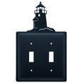 thumbnail image 3 of Village Wrought Iron ESS-10 Couverture d'Interrupteur de Phare Double - Noir, 3 of 3