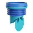 thumbnail image 3 of Bgsha Toilet flange sealing ring leak-proof silicone drain base accessories, 3 of 10