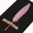 thumbnail image 3 of simhoa 10pcs Handmade Feather Greeting Thank You Cards Wedding Birthday - Pink, 3 of 8