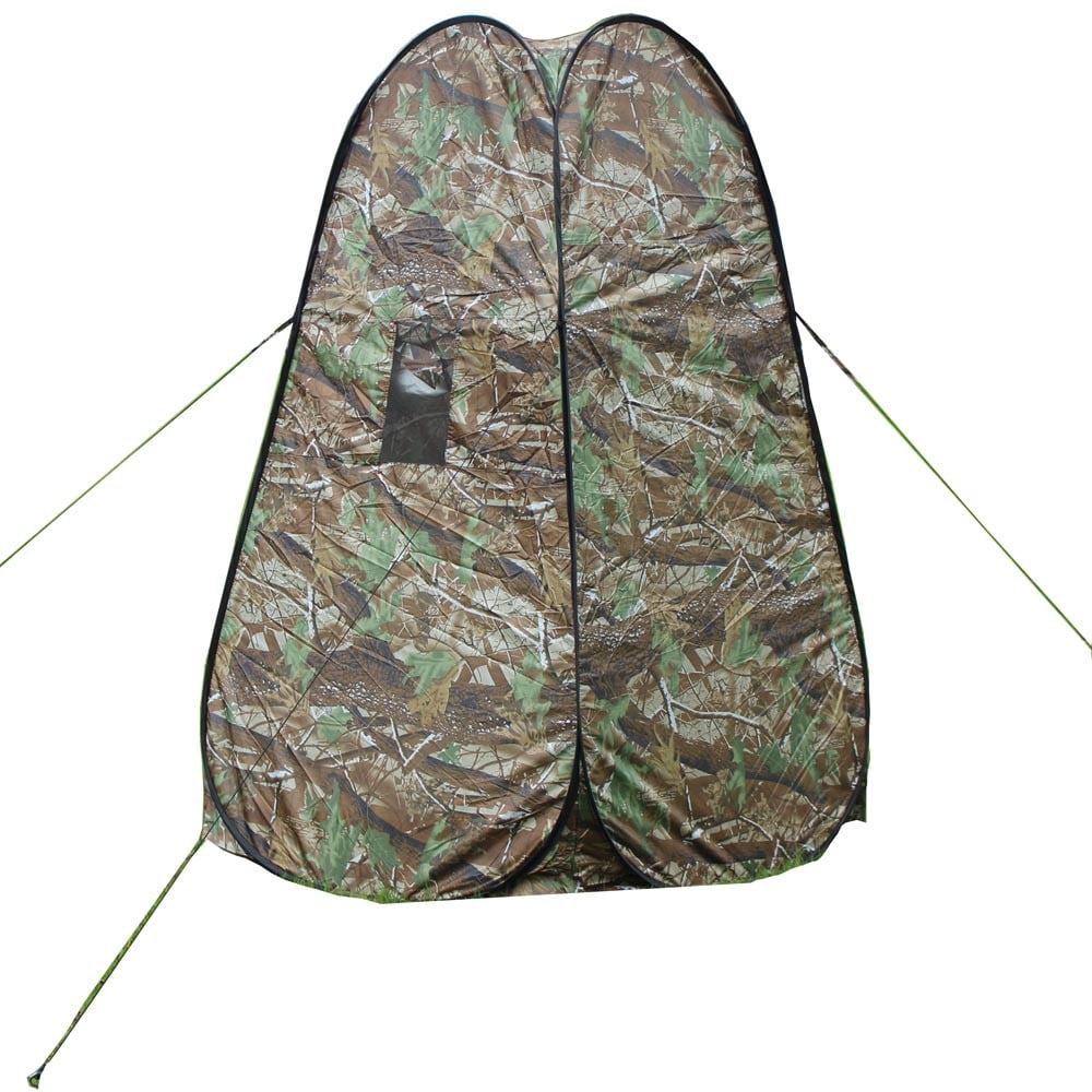 Riwcyla Portable Shower Toilet Tent Camping Pop Up Tent Camouflage Changing Tent