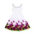 thumbnail image 1 of Robe Fille Tournesol Jardin Col Rabattu Sans Manches 10 Ans, 1 of 4