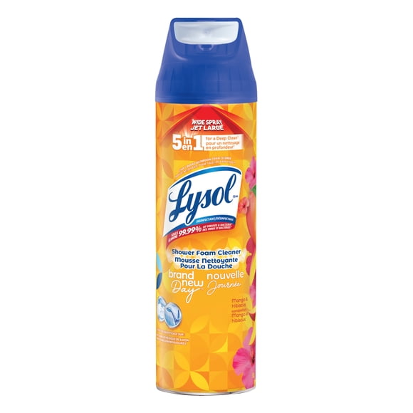 Lysol® Bathroom Cleaners Aerosol - Brand New Day™ Mango and Hibiscus