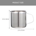 thumbnail image 2 of Professional Milk Frothing Pitcher Stainless Steel Milk Frother Cup Milk Frother Container, 2 of 7