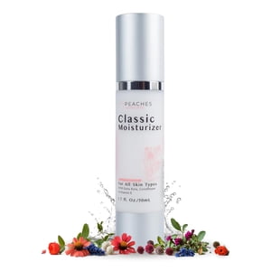 Hydratant classique de crème pour visage (1.7 oz) - Soin du visage hydratant pour l'âge avec vitamine E, gotu kola, ananas - Produits Vegan pour tous les types de peau - Hydratant classique