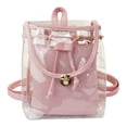 thumbnail image 2 of Meitianfacai Transparent Backpack/Handbag, Transparent Multipurpose Travel Bag, Transparent Vinyl Travel Bag, Ball Game Concert Transparent Backpack With An Opaque, 2 of 7
