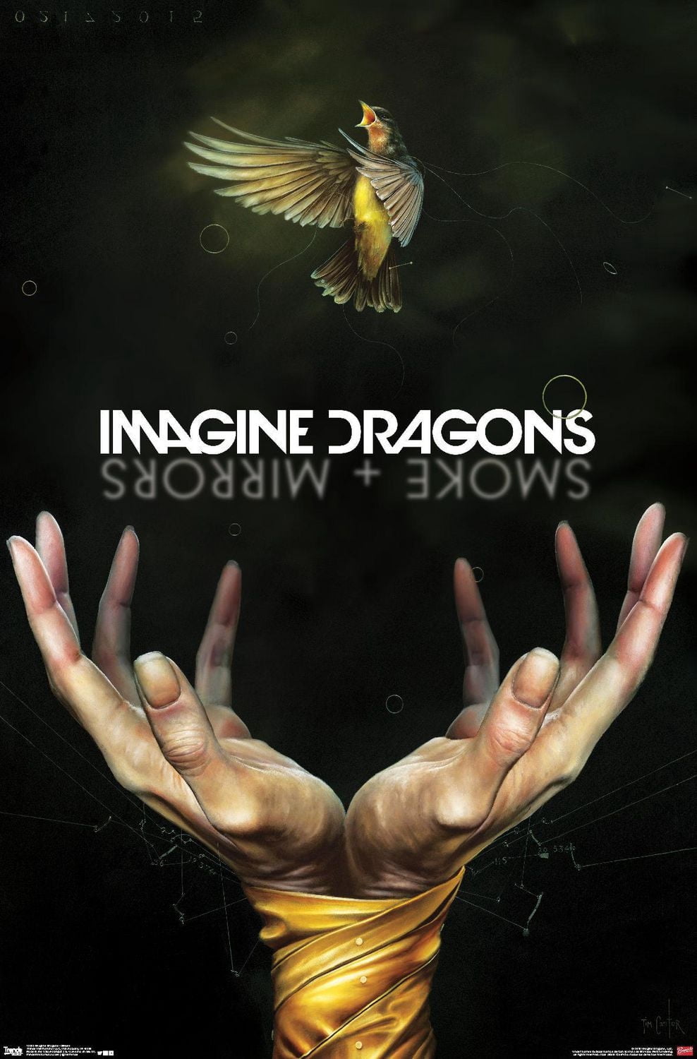 Imagine Dragons - Smoke Wall Poster, 22.375" x 34"