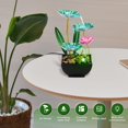 thumbnail image 2 of CHUANK Fontaine de Table Fontaine d'Eau Fontaine d'Intérieur en Cascade Fontaine de Bureau à 3 Niveaux Lotus Détente Déco Maison Incluant Beaucoup de Roches et Machine à Son Apaisant, 2 of 10
