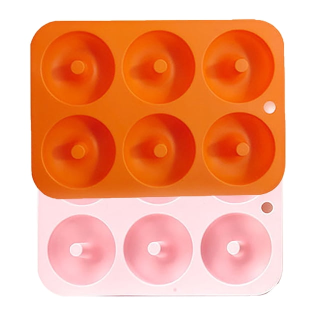 TIMIFIS Silicone Mold 2Pc Donut Baking Pan Non-Stick Dishwasher Decoration Tools Kitchen Gadgets