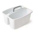 thumbnail image 1 of Gracious Living Bac de Rangement Portable en Plastique à 2 Compartiments, Blanc, 1 of 12