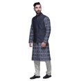 thumbnail image 2 of Atasi Indian Kurta Pyjama Jacket Set For Men Printed Classic Casual Clothing, 2 of 5