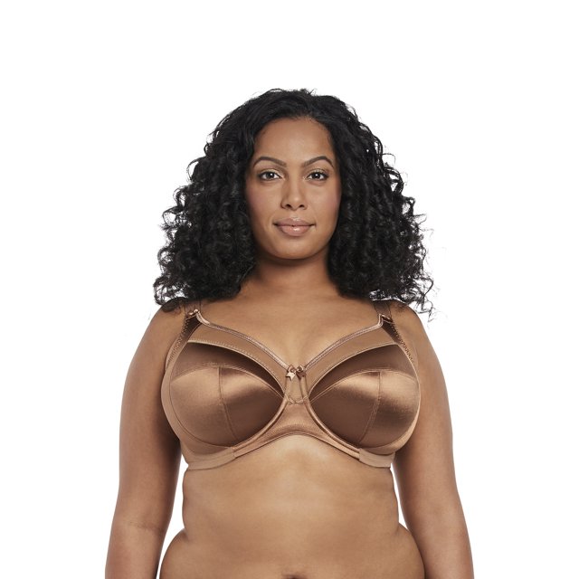 Goddess Womens Keira Plus-size Banded Underwire Bra, 44H, Cinnamon