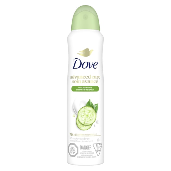 Dove Advanced Care Antiperspirant Deodorant Dry Spray Cool Essentials, 107 g