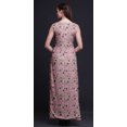 thumbnail image 4 of Bimba Robe de Plage Longue Sans Manches à Fente avant Imprimée de Feuilles Été Printemps pour Femmes - Moyen, 4 of 5