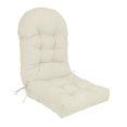 thumbnail image 1 of GROWTH TANK Coussin de Chaise à Dossier Haut Imperméable Coussin de Chaise pour Salon Extérieur Balcon Beige, 1 of 9
