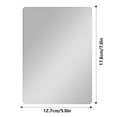 thumbnail image 4 of Magnetic Locker Mirror Rectangular Magnetic Mirror For School Locker Smooth Locker Accessories For Bathroom Household 5x7inch, 4 of 9