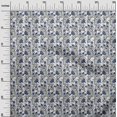 thumbnail image 2 of oneOone Georgette Viscose Fabric Leaves & Floral Block Printed Craft Fabric BTY 42 Inch Wide, 2 of 4