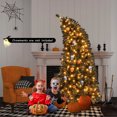thumbnail image 2 of Costway 6 FT Artificial Halloween Tree with Bendable Top Section 726 Branch Tips 260 Lights, 2 of 10