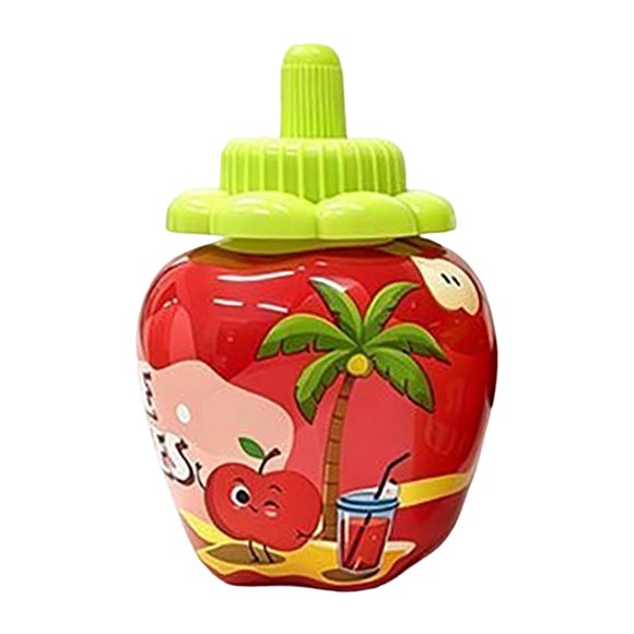 Mess Free Bubble Bottle Fruit Themed Bubble Wand No Spill Outdoor Toy for Toddlers Watermelon Peach Blueberry 80ml