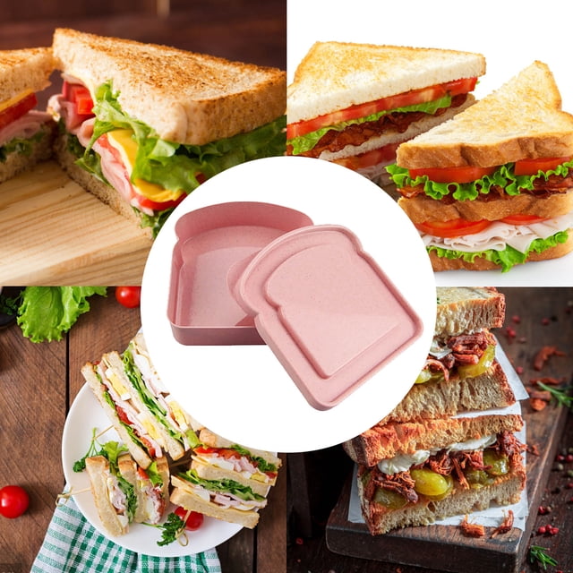 RXIRUCGD Contenants de Rangement pour Sandwich Enfants Ou Adultes Lunch 2 L pour Repas sur le Pouce Cuisson Riz Chaud Boîte à Lunch