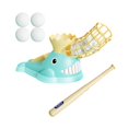 thumbnail image 1 of Almencla Kids Pitching Machine Baseball Practice Pitching Set for Indoor Outdoor Boys 6 Baseballs, 1 of 8