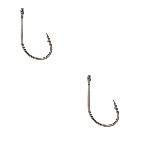 maskred 100 Pieces Fishing Hooks Fishhooks Accessories Practical Reliable High-carbon Steel Fishes Gear Fish Hook for Outdoor Use 5#, 100pcs 2Set