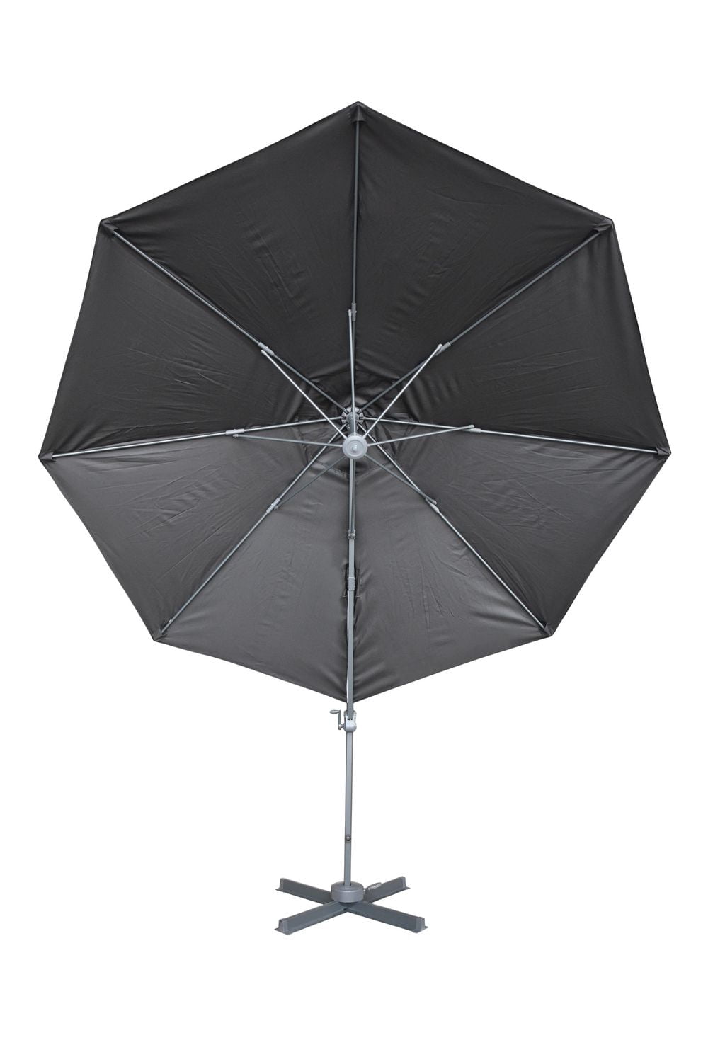 Valencia 10ft Cantilever Umbrella with Cross-Base Stand