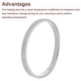 thumbnail image 3 of Unique Bargains Flat Heater Wire 16.4 Ft Length 10mm Width 0.3mm Thickness for Heating Elements, 3 of 4