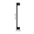 thumbnail image 2 of OULII 1Set Door Latch Shield Plate Reinforcement for Outswing Door Locks 11.00X1.38X0.39in, 2 of 8