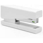 White Stapler, Desktop Stapler, Classic Office Stapler, 20 Sheets Capacity White Stapler Set with Storage